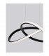 Amara Integrated LED Pendant Ceiling Light Sandy Black Aluminium LED 28W 1600Lm 3000K-7