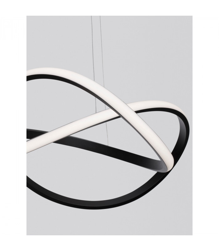 Amara Integrated LED Pendant Ceiling Light Sandy Black Aluminium LED 28W 1600Lm 3000K-8