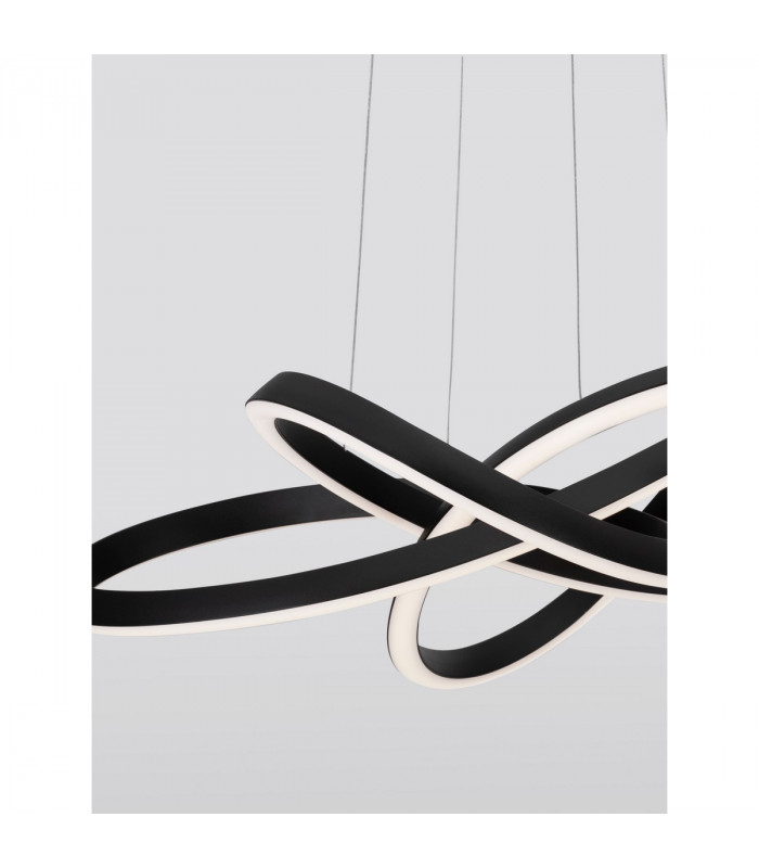Amara Integrated LED Pendant Ceiling Light Sandy Black Aluminium LED 54W 2800Lm 3000K-5