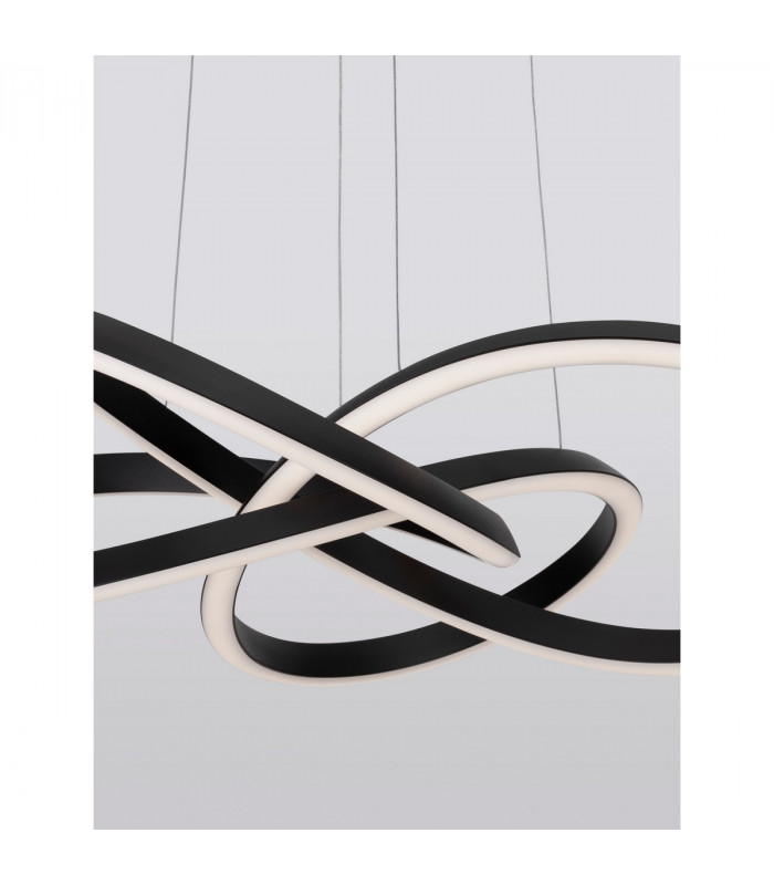Amara Integrated LED Pendant Ceiling Light Sandy Black Aluminium LED 54W 2800Lm 3000K-6