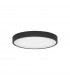 Nodi Integrated LED Semi Flush Light Sandy Black Aluminium LED 30W 230V 1590Lm 3000K-1