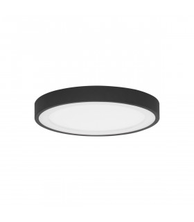Nodi Integrated LED Semi Flush Light Sandy Black Aluminium LED 30W 230V 1590Lm 3000K-1