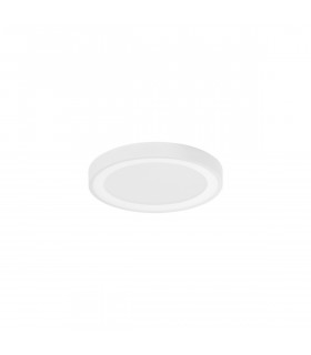 Nodi Integrated LED Semi Flush Light Sandy White Aluminium LED 30W 230V 1590Lm 3000K-1