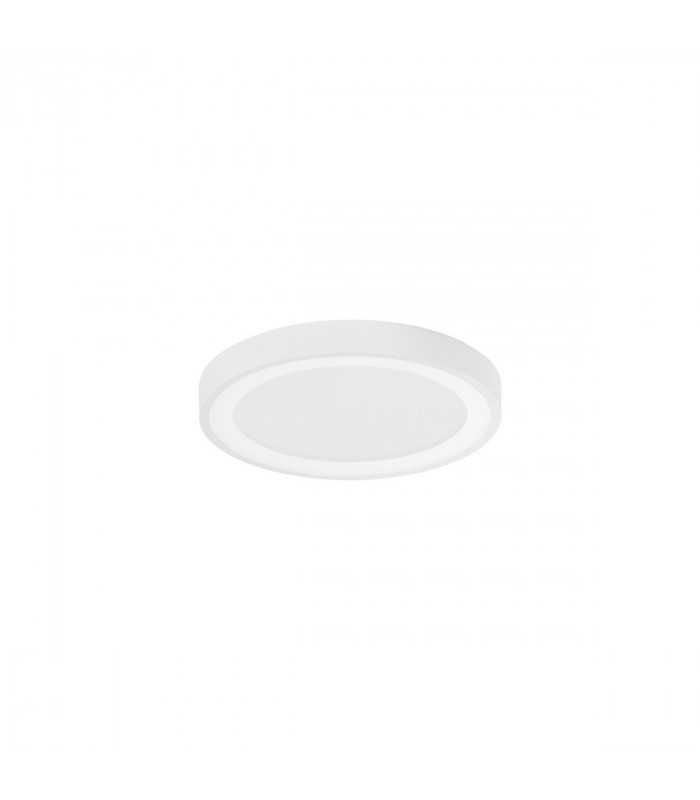 Nodi Integrated LED Semi Flush Light Sandy White Aluminium LED 30W 230V 1590Lm 3000K-1