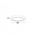 Nodi Integrated LED Semi Flush Light Sandy White Aluminium LED 30W 230V 1590Lm 3000K-2