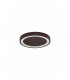 Nodi Integrated LED Semi Flush Light Coffee Brown Aluminium LED 30W 230V 1590Lm 3000K-1