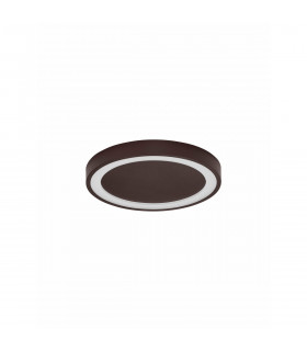 Nodi Integrated LED Semi Flush Light Coffee Brown Aluminium LED 30W 230V 1590Lm 3000K-1
