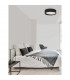 Oby Integrated LED Semi Flush Light Sandy Black Aluminium LED 30W 230V 2238Lm 3000K-1