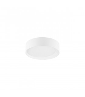 Oby Integrated LED Semi Flush Light Sandy White Aluminium LED 30W 230V 2238Lm 3000K-2