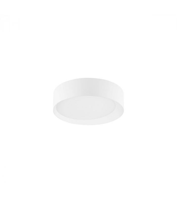 Oby Integrated LED Semi Flush Light Sandy White Aluminium LED 30W 230V 2238Lm 3000K-2