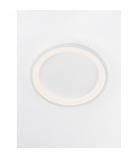 Oggy Integrated LED Semi Flush Light Sandy White Aluminium LED 30W 230V 2223Lm 3000K-1