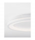 Oggy Integrated LED Semi Flush Light Sandy White Aluminium LED 30W 230V 2223Lm 3000K-3
