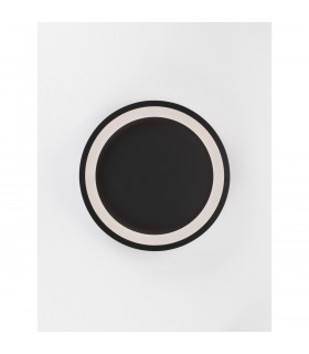 Oggy Integrated LED Semi Flush Light Sandy Black Aluminium LED 30W 230V 2223Lm 3000K-1