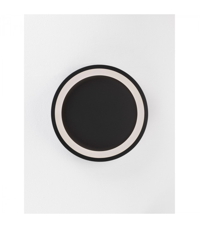 Oggy Integrated LED Semi Flush Light Sandy Black Aluminium LED 30W 230V 2223Lm 3000K-1