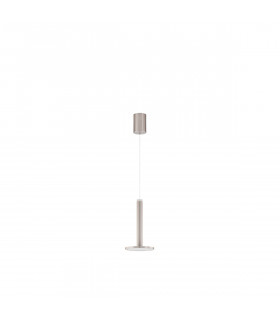 Palencia Integrated LED Pendant Ceiling Light Satin Nickel Metal LED 11W 517Lm 3000K-1
