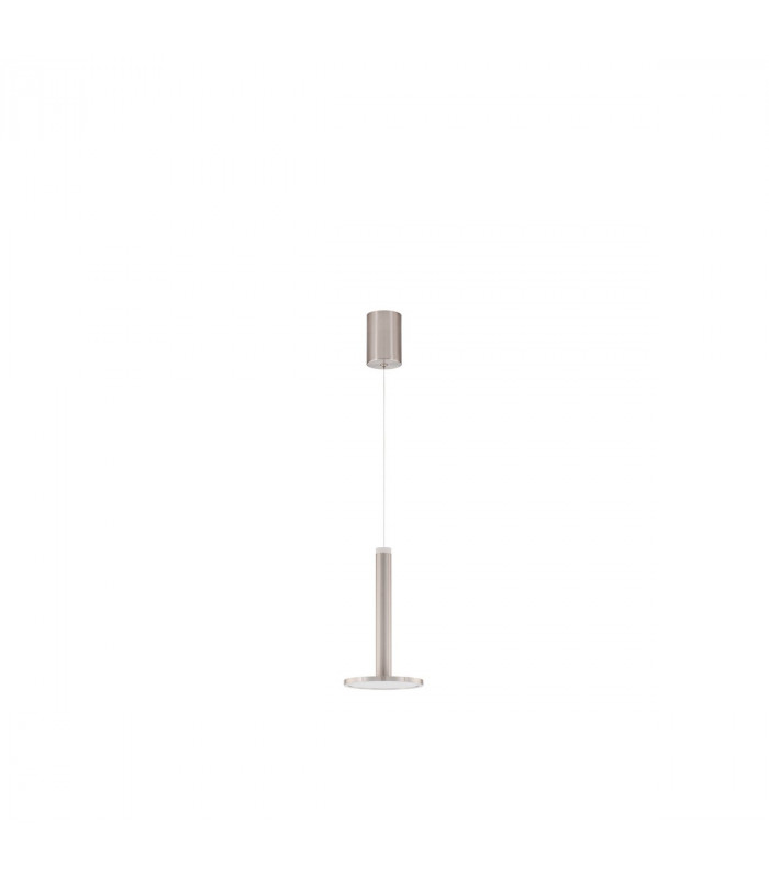 Palencia Integrated LED Pendant Ceiling Light Satin Nickel Metal LED 11W 517Lm 3000K-1