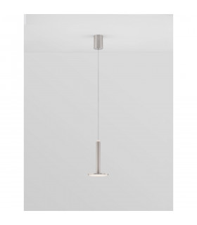 Palencia Integrated LED Pendant Ceiling Light Satin Nickel Metal LED 11W 517Lm 3000K-2