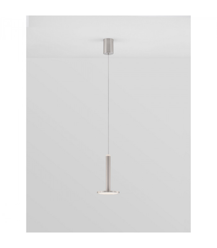 Palencia Integrated LED Pendant Ceiling Light Satin Nickel Metal LED 11W 517Lm 3000K-2