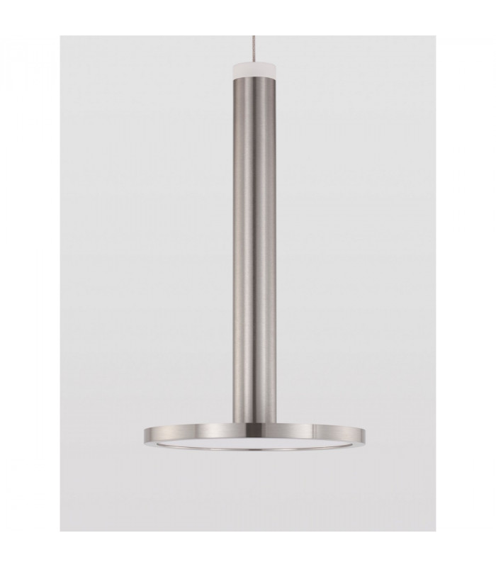 Palencia Integrated LED Pendant Ceiling Light Satin Nickel Metal LED 11W 517Lm 3000K-4