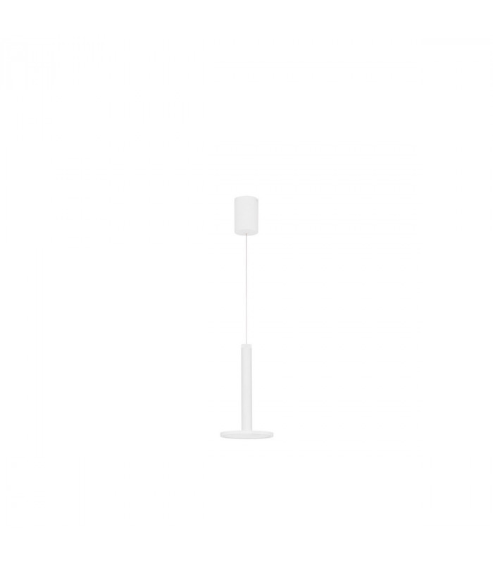 Palencia Integrated LED Pendant Ceiling Light Matt White Metal LED 11W 517Lm 3000K-1