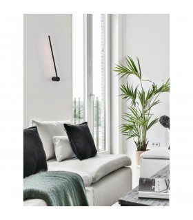 Synthesi Integrated LED Wall Lamp Sandy Black Aluminium LED 18W 230V 777Lm 3000K-2