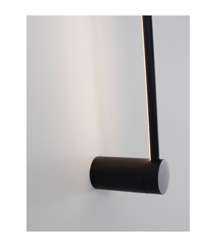 Synthesi Integrated LED Wall Lamp Sandy Black Aluminium LED 18W 230V 777Lm 3000K-4