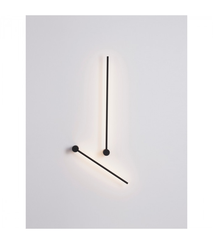 Synthesi Integrated LED Wall Lamp Sandy Black Aluminium LED 25W 230V 1920.8Lm 3000K-2