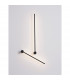 Synthesi Integrated LED Wall Lamp Sandy Black Aluminium LED 25W 230V 1920.8Lm 3000K-3
