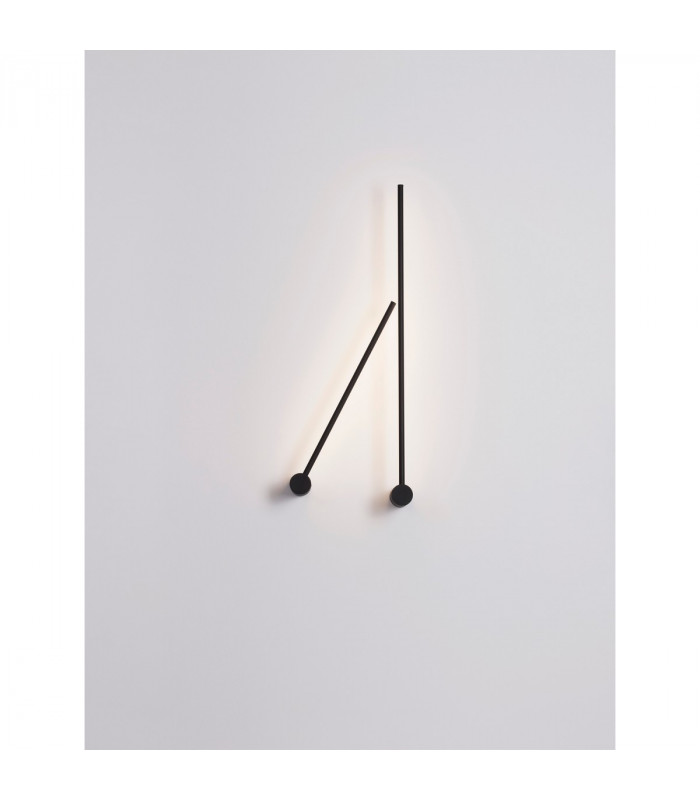 Synthesi Integrated LED Wall Lamp Sandy Black Aluminium LED 25W 230V 1920.8Lm 3000K-5