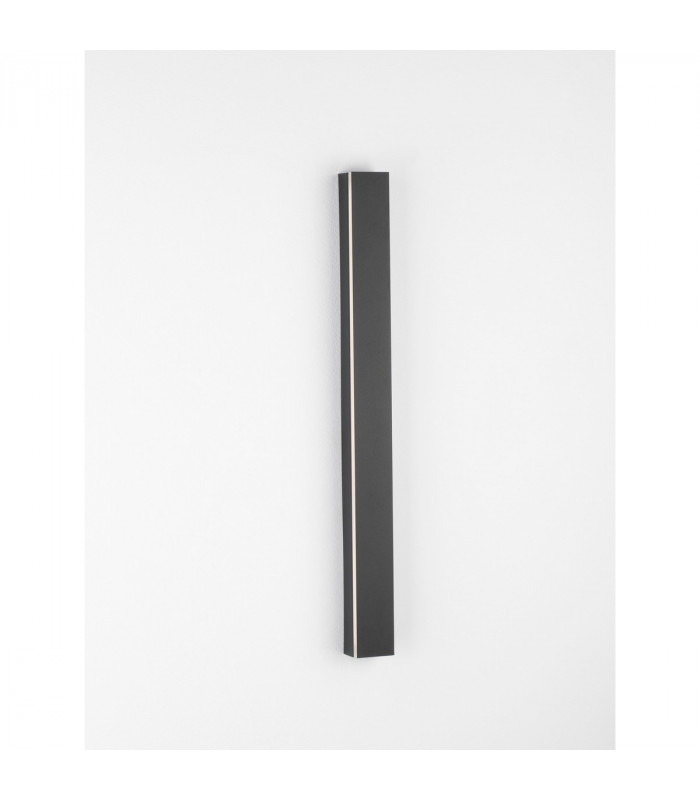 Colby 60cm Integrated LED Wall Lamp Sandy Black Aluminium LED 21W 1100Lm 3000K-4