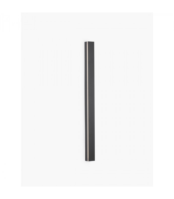 Colby 80cm Integrated LED Wall Lamp Sandy Black Aluminium LED 12W 600Lm 3000K-4