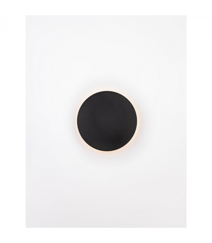 Cyrcle Integrated LED Wall Lamp Sandy Black Aluminium LED 22.5W 2300Lm 3000K-4