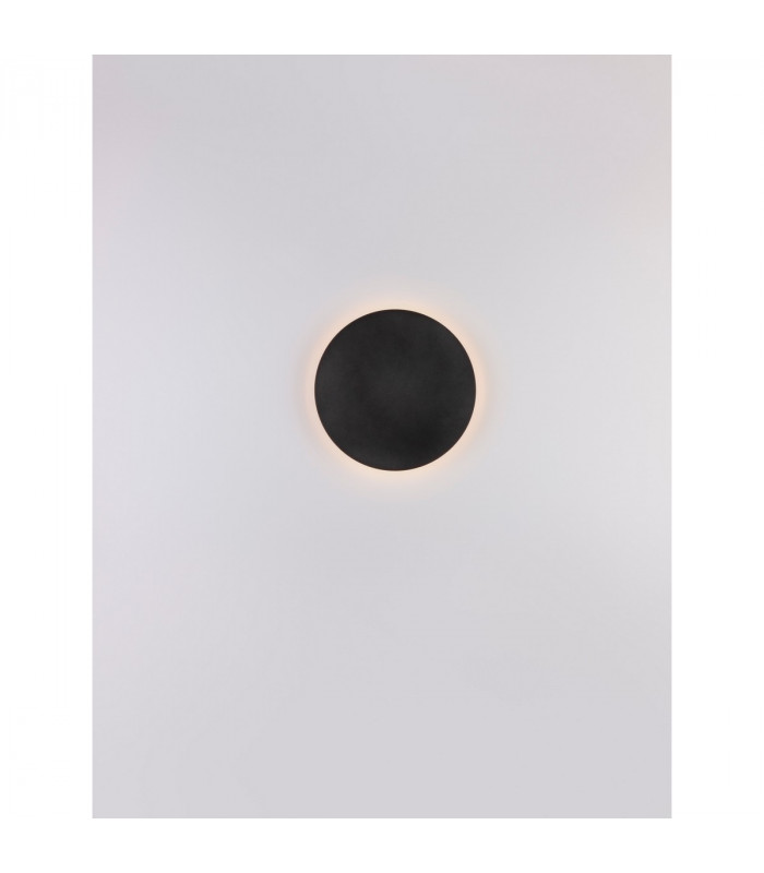 Cyrcle Integrated LED Wall Lamp Sandy Black Aluminium LED 22.5W 2300Lm 3000K-5