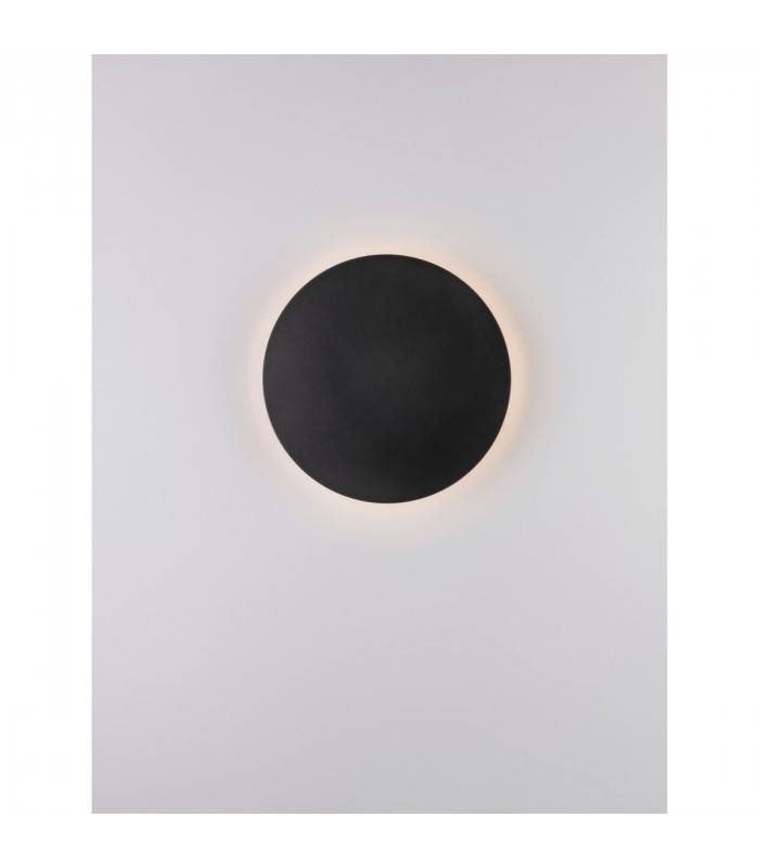Cyrcle Integrated LED Wall Lamp Sandy Black Aluminium LED 22.5W 2300Lm 3000K-6