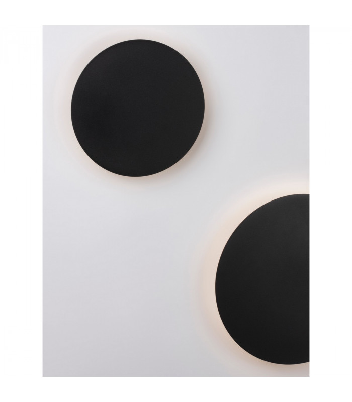 Cyrcle Integrated LED Wall Lamp Sandy Black Aluminium LED 22.5W 2300Lm 3000K-9