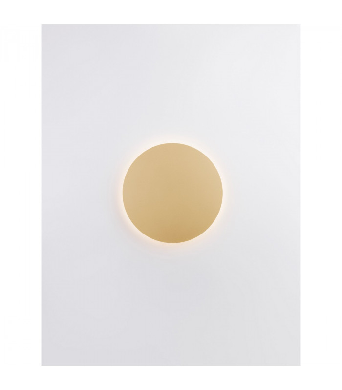 Cyrcle Integrated LED Wall Lamp Matt Gold Aluminium LED 22.5W 2300Lm 3000K 33.2-4