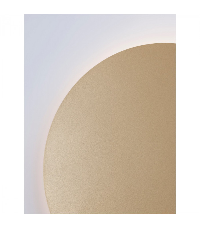Cyrcle Integrated LED Wall Lamp Matt Gold Aluminium LED 22.5W 2300Lm 3000K 33.2-7