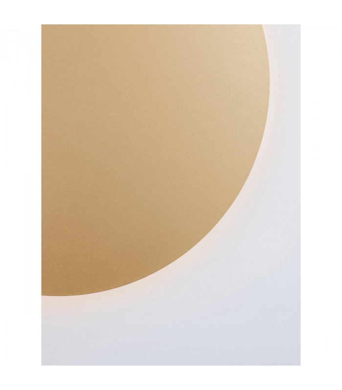 Cyrcle Integrated LED Wall Lamp Matt Gold Aluminium LED 22.5W 2300Lm 3000K 33.2-8