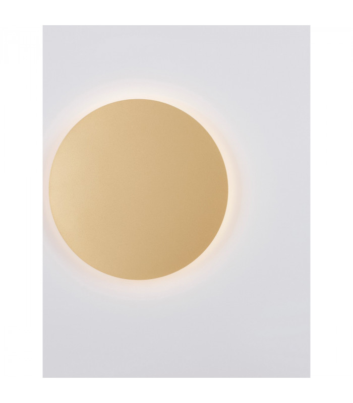 Cyrcle Integrated LED Wall Lamp Matt Gold Aluminium LED 22.5W 2300Lm 3000K 33.2-9