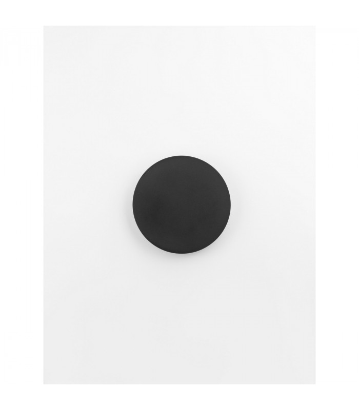 Cyrcle Integrated LED Wall Lamp Sandy Black Aluminium LED 12W 1300Lm 3000K-3