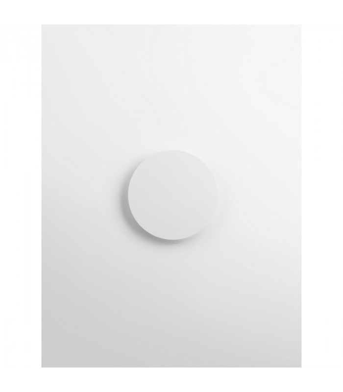Cyrcle Integrated LED Wall Lamp Sandy White Aluminium LED 12W 1300Lm 3000K-3