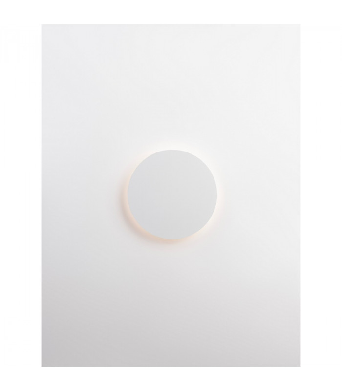 Cyrcle Integrated LED Wall Lamp Sandy White Aluminium LED 12W 1300Lm 3000K-4