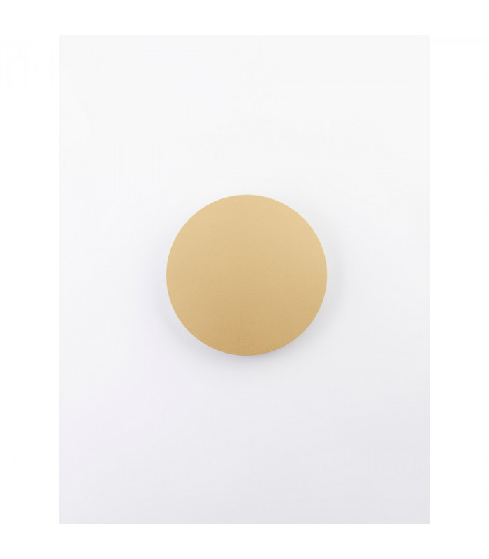 Cyrcle Integrated LED Wall Lamp Matt Gold Aluminium LED 12W 1300Lm 3000K-3