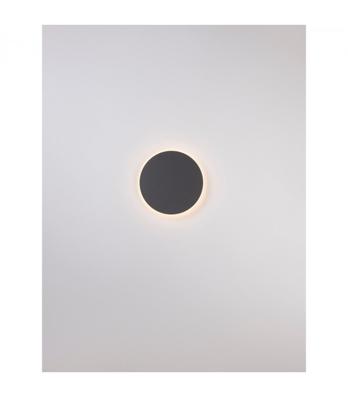 Nevo Integrated LED Wall Lamp Sandy Black Aluminium LED 20.5W 1450Lm 3000K 3 3.9-5