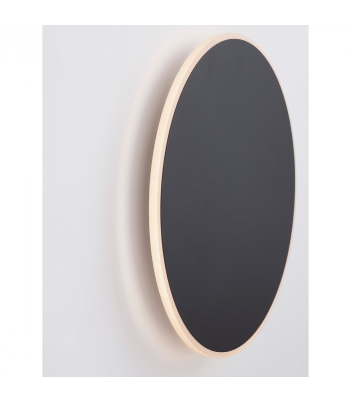 Nevo Integrated LED Wall Lamp Sandy Black Aluminium LED 20.5W 1450Lm 3000K 3 3.9-9