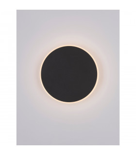Nevo Integrated LED Wall Lamp Sandy Black Aluminium LED 12W 850Lm 3000K-2
