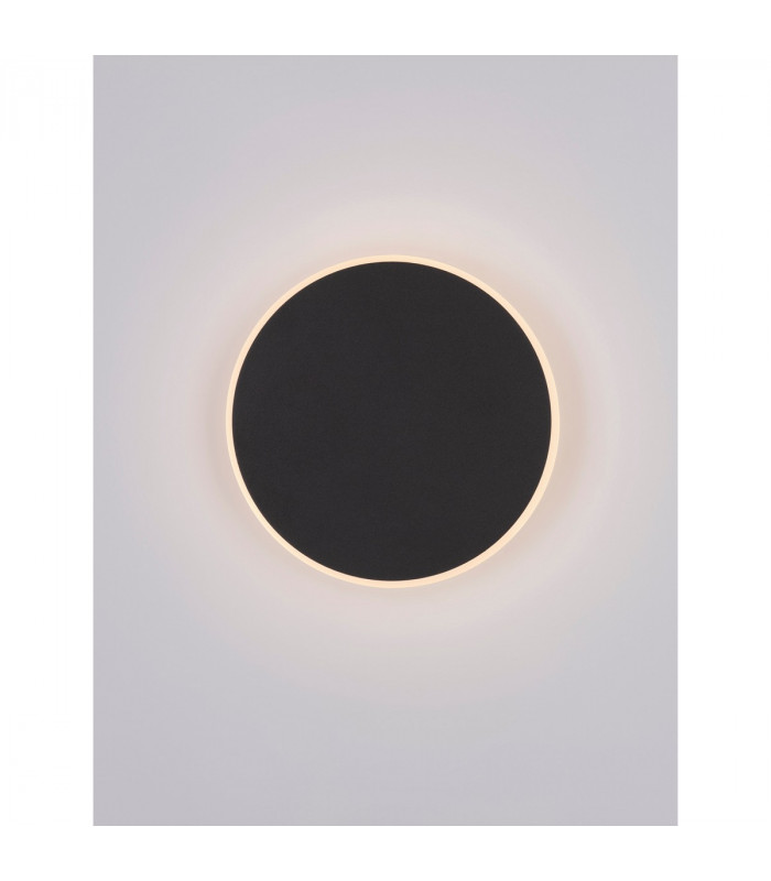 Nevo Integrated LED Wall Lamp Sandy Black Aluminium LED 12W 850Lm 3000K-2