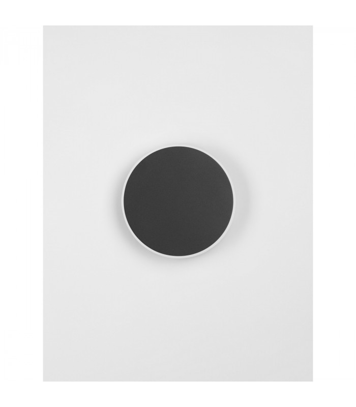 Nevo Integrated LED Wall Lamp Sandy Black Aluminium LED 12W 850Lm 3000K-3