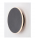 Nevo Integrated LED Wall Lamp Sandy Black Aluminium LED 12W 850Lm 3000K-6