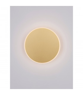 Nevo Integrated LED Wall Lamp Matt Gold Aluminium Acrylic LED 12W 850Lm 3000K-2